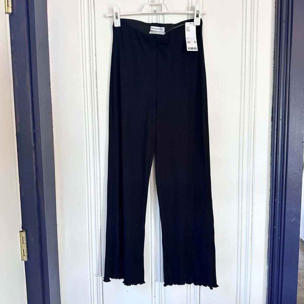 NWT Urban Outfitters Ribbed Pants, Size S Black